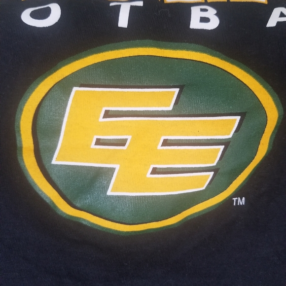 EDMONTON FOOTBALL TEAM MENS BLACK MEDIUM TSHIRT - Picture 4 of 5
